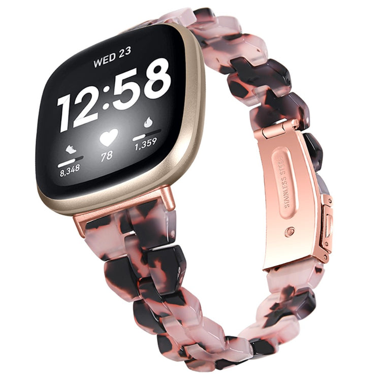 Alle tiders Fitbit Sense / Fitbit Versa 3 Plastik Rem - Pink#serie_4