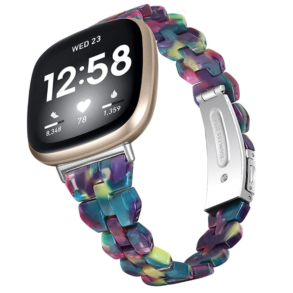 Alle tiders Fitbit Sense / Fitbit Versa 3 Plastik Rem - Flerfarvet#serie_8