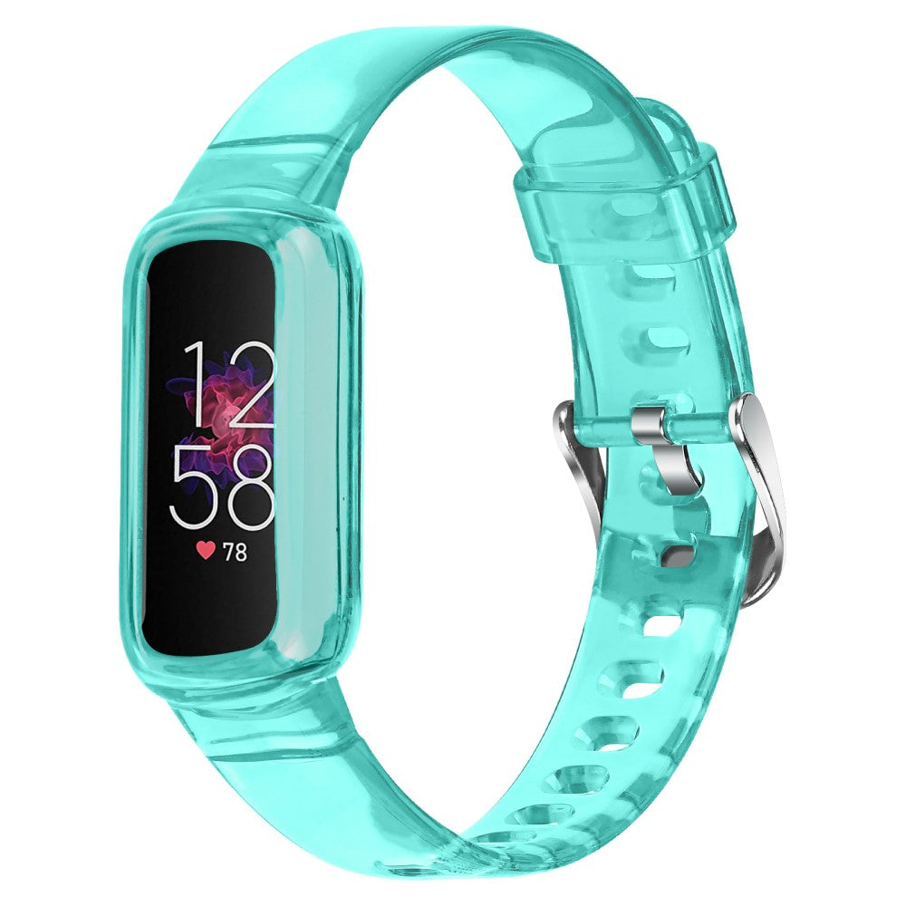 Vildt fed Fitbit Luxe Metal Rem - Blå#serie_6