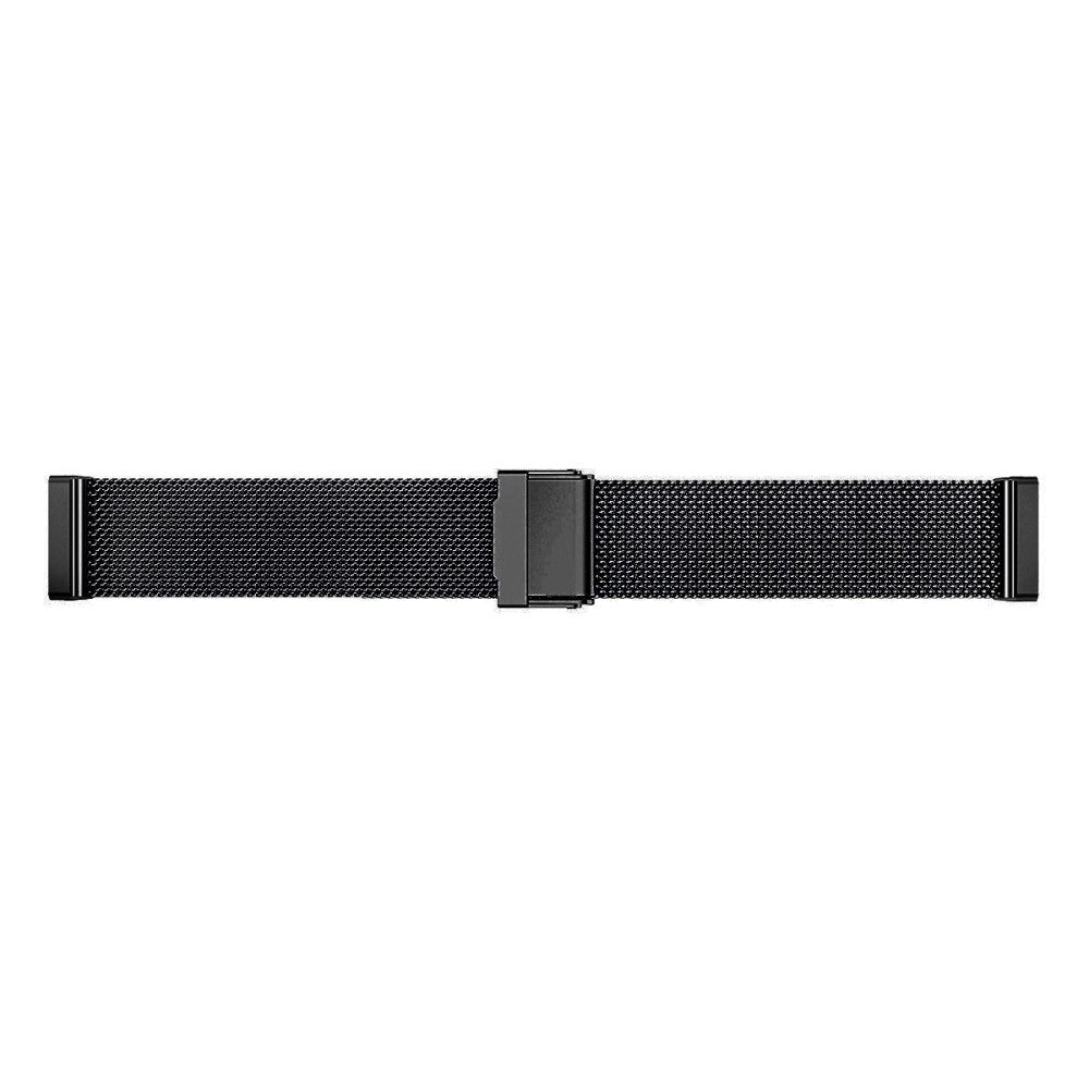 Helt vildt fed Universal Fitbit Metal Rem - Sort#serie_1