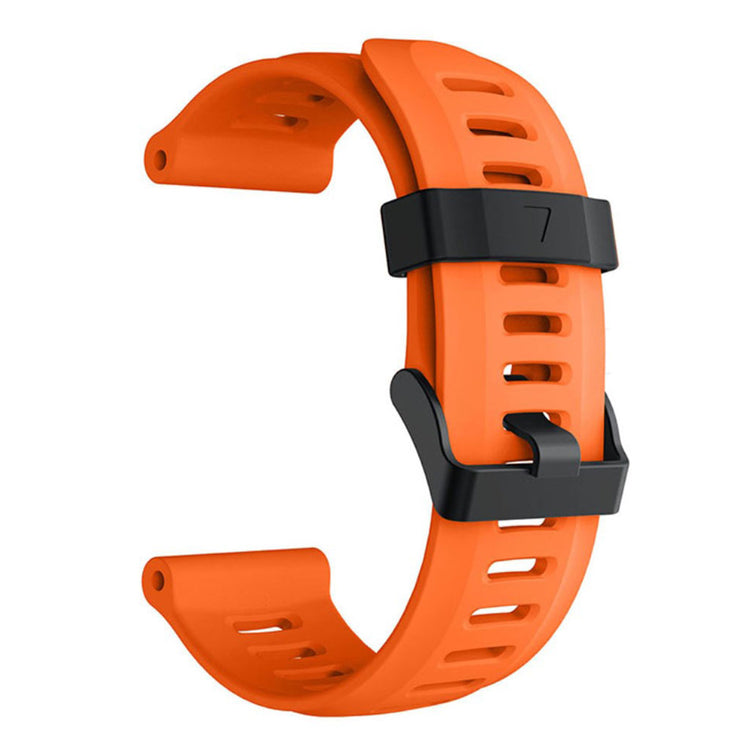 Smuk Garmin Fenix 5X / Garmin Tactix Charlie Silikone Rem - Orange#serie_3