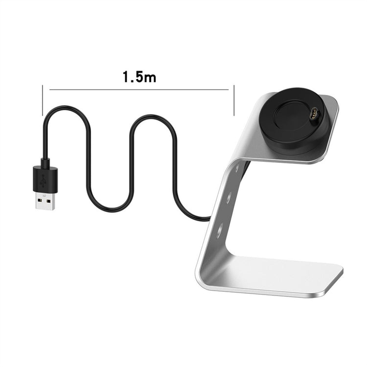 Metal Universal Garmin Ladestation - Sølv#serie_2