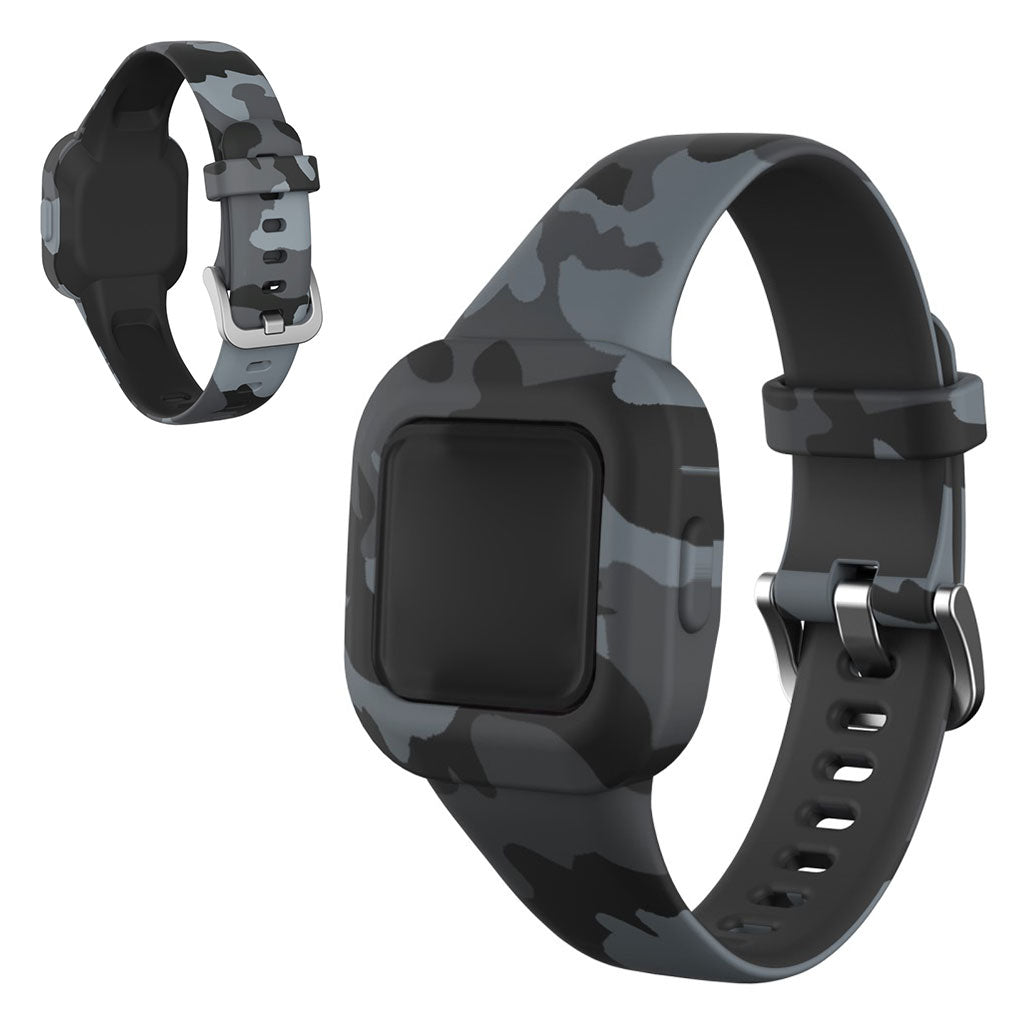 Meget kønt Garmin Vivofit Jr 3 Silikone Rem - Sølv#serie_2