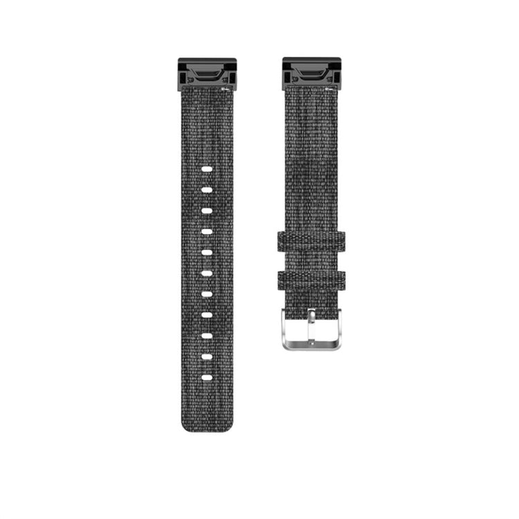 Rigtigt pænt Universal Garmin Nylon Rem - Sølv#serie_3