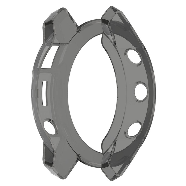 Fed Garmin Fenix 7 Silikone Cover - Sort#serie_3