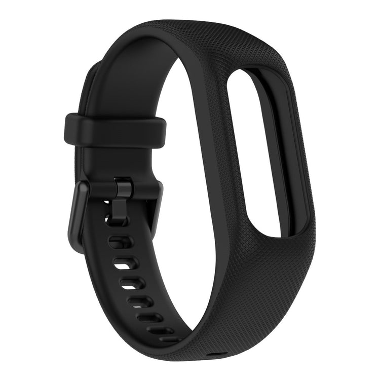 Meget smuk Garmin Vivosmart 5 Silikone Rem - Sort#serie_4