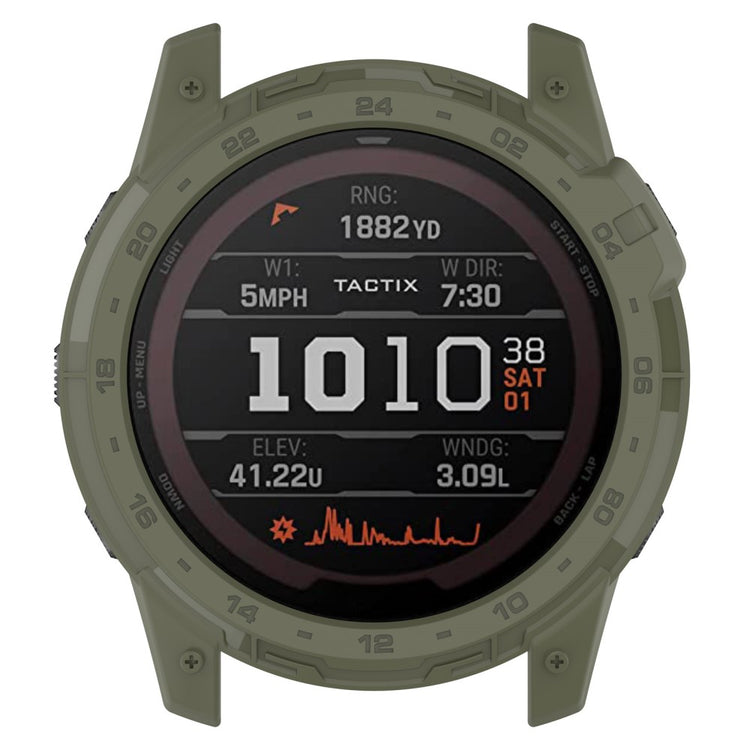 Garmin Enduro 2 / Garmin Tactix 7  Silikone Bumper  - Grøn#serie_3