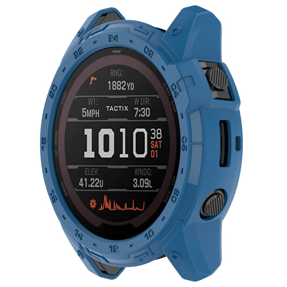 Garmin Enduro 2 / Garmin Tactix 7  Silikone Bumper  - Blå#serie_5