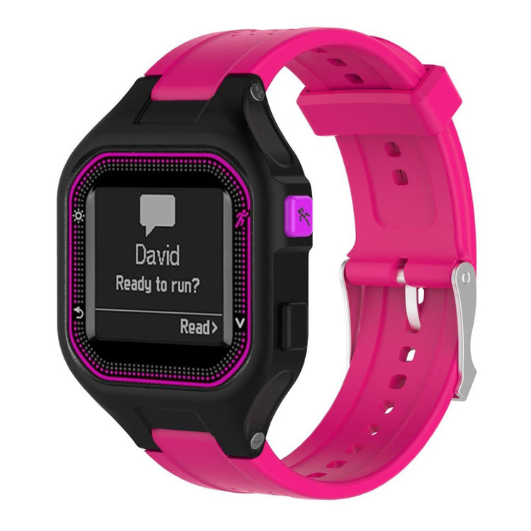 Mega cool Garmin Forerunner 25 Small Silikone Rem - Pink#serie_5