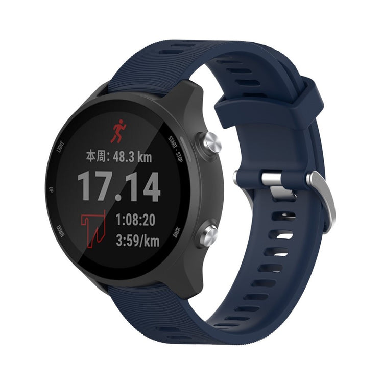 Rigtigt sejt Garmin Forerunner 245 Silikone Rem - Blå#serie_9