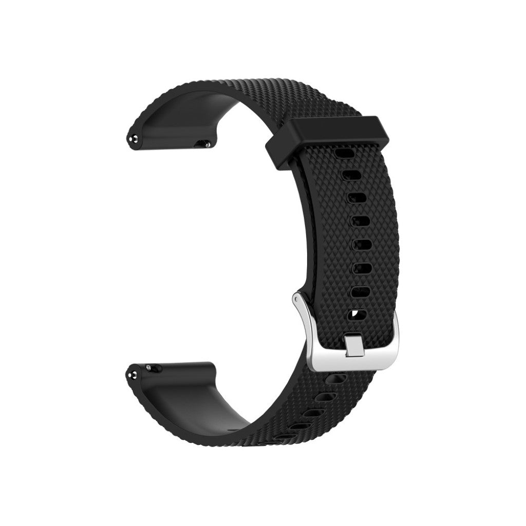 Meget cool Garmin Vivoactive 4 Silikone Rem - Sort#serie_1