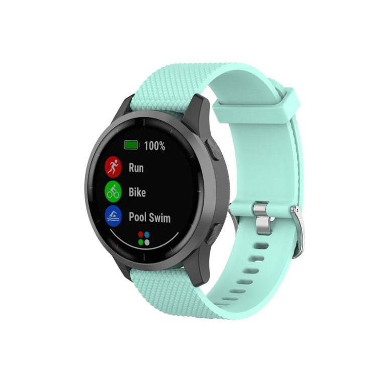 Meget cool Garmin Vivoactive 4 Silikone Rem - Grøn#serie_6