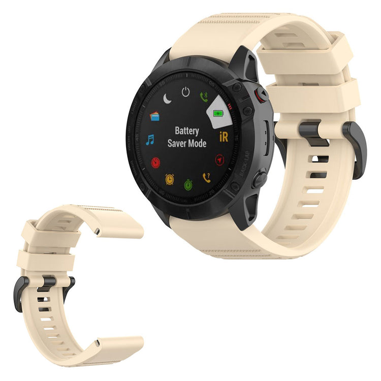 Helt vildt cool Garmin Fenix 6X Silikone Rem - Brun#serie_10