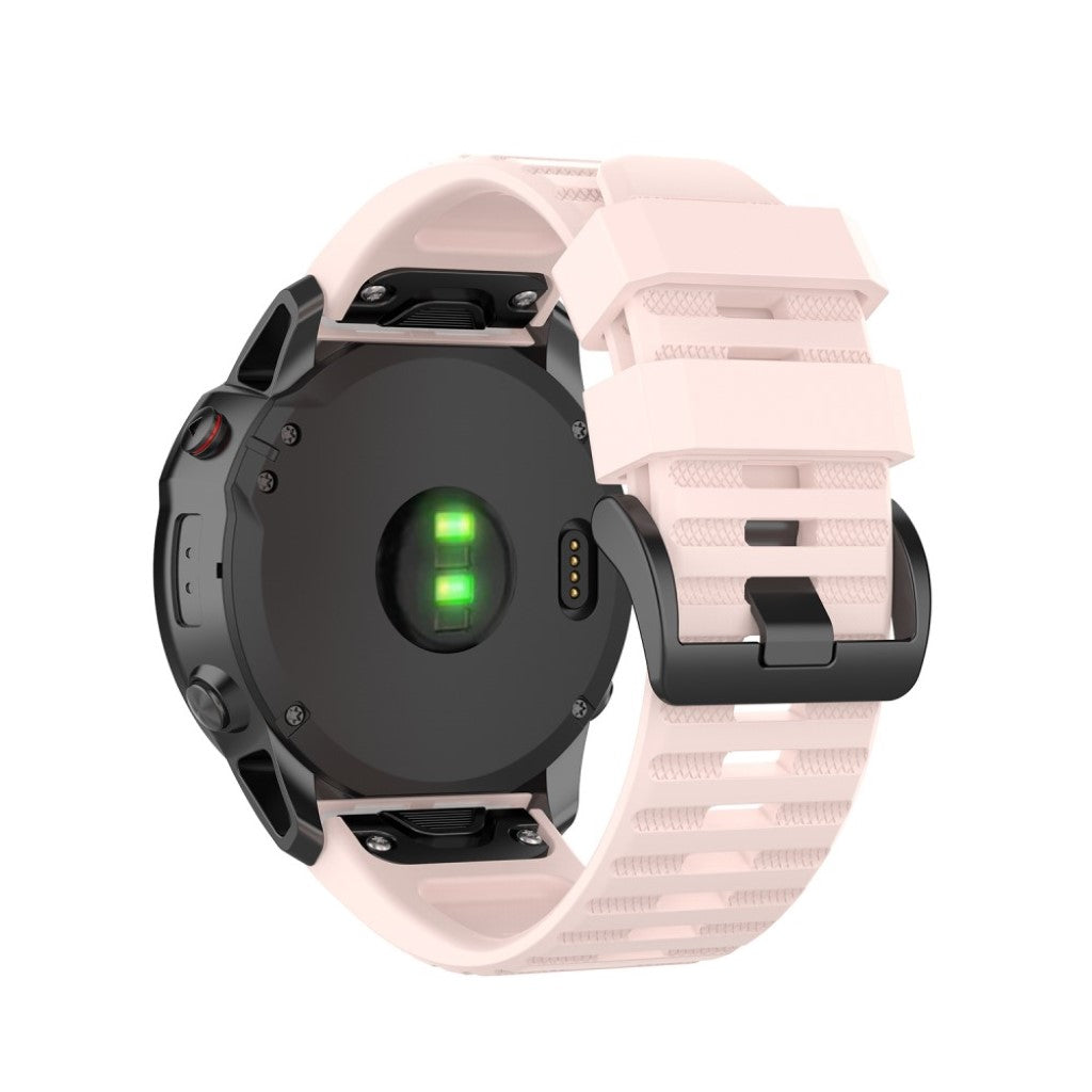 Helt vildt cool Garmin Fenix 6X Silikone Rem - Pink#serie_11