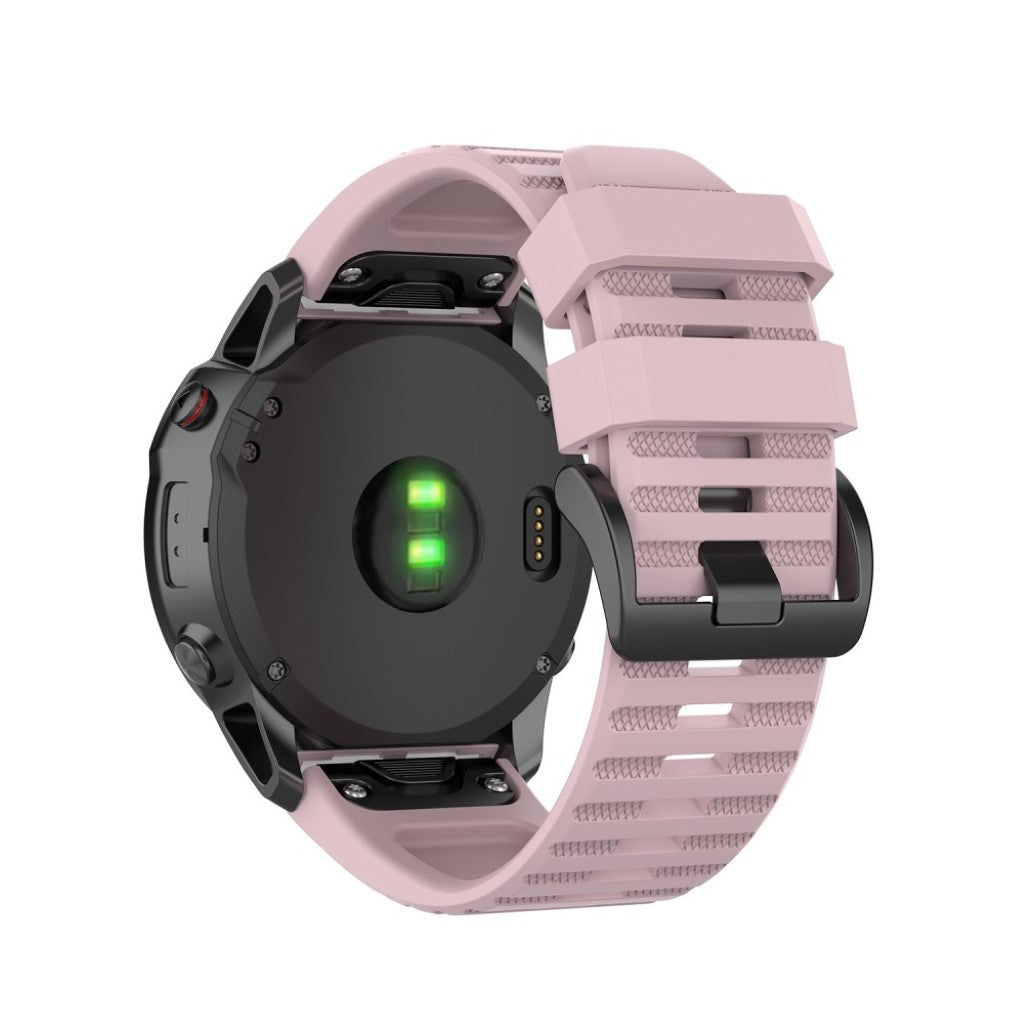 Helt vildt cool Garmin Fenix 6X Silikone Rem - Pink#serie_9