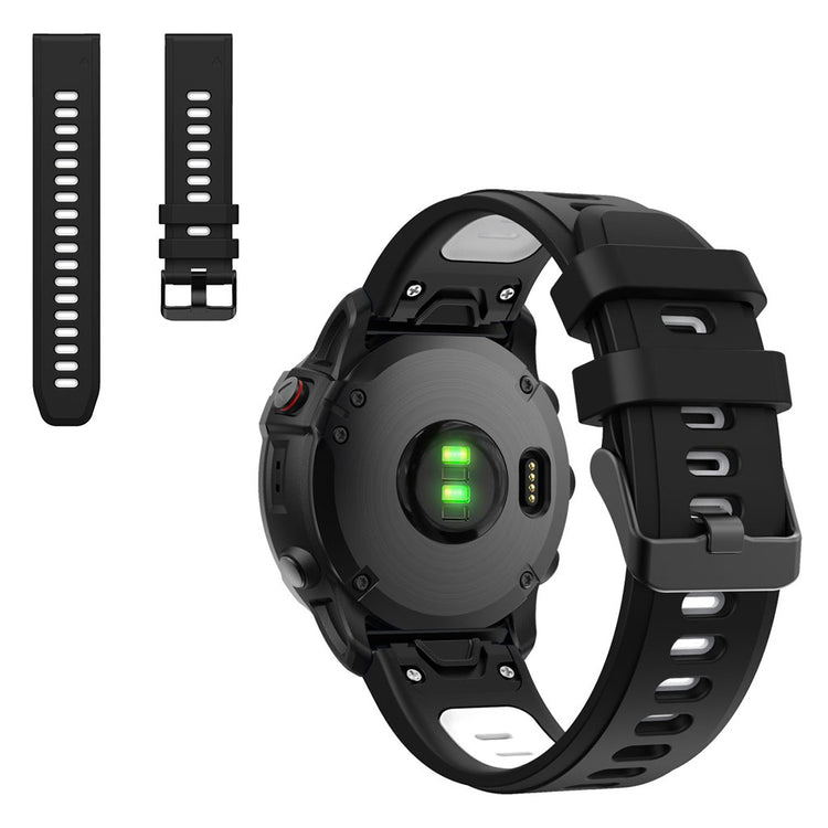 Udsøgt Universal Garmin Silikone Rem - Sort#serie_4