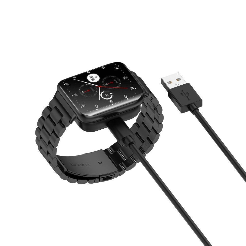 1m Oppo Watch 2 (42mm) / Oppo Watch 2 (46mm)    USB Ladestation - Sort#serie_2