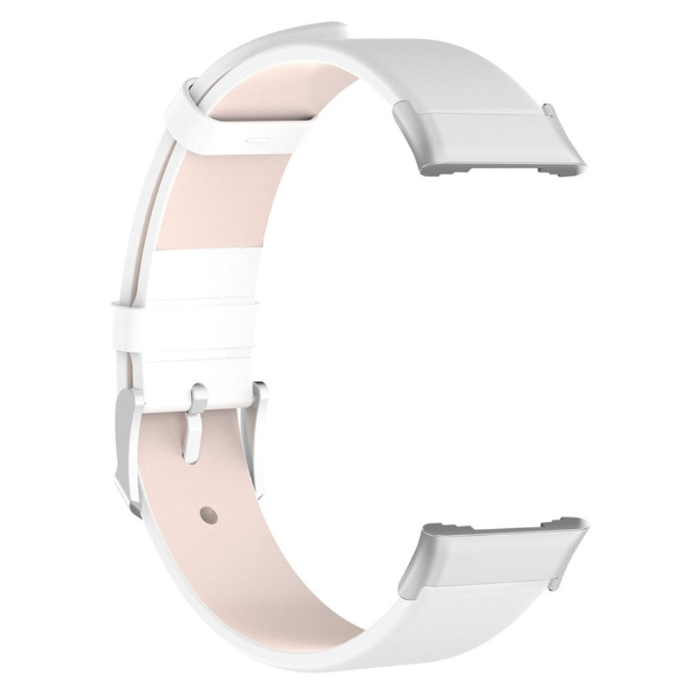 Helt vildt hårdfør Oppo Watch Free Kunstlæder Rem - Hvid#serie_1