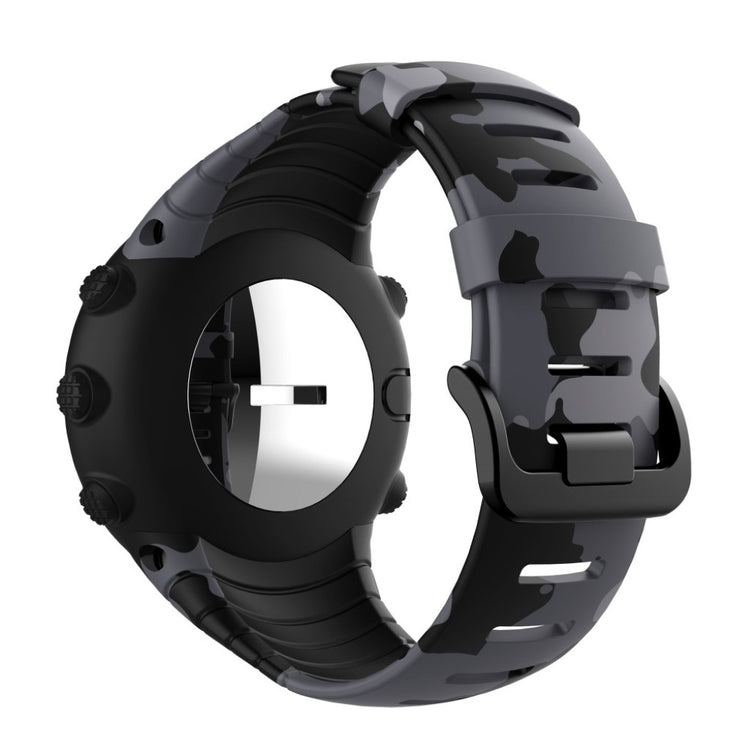 Super fint Suunto Core Silikone Rem - Sort#serie_2