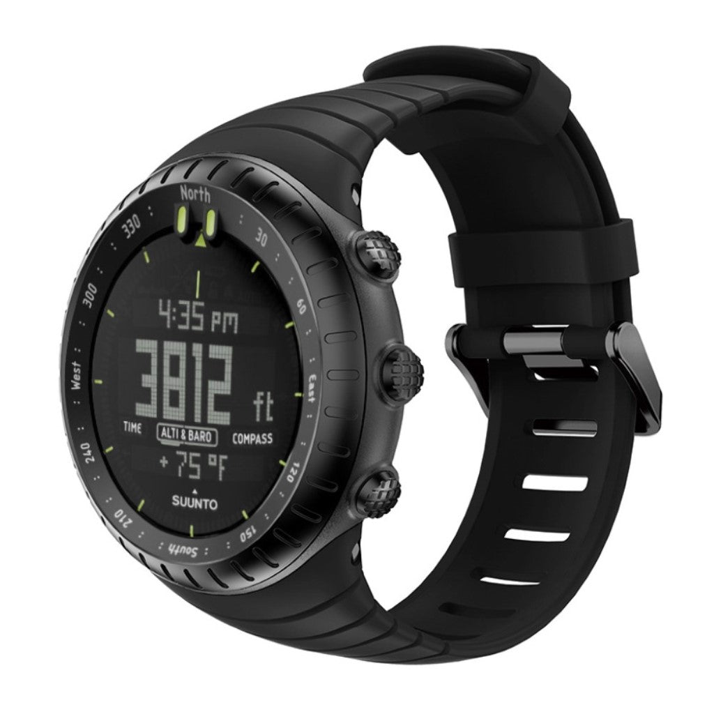 Alle tiders Suunto Core Silikone Rem - Sort#serie_3