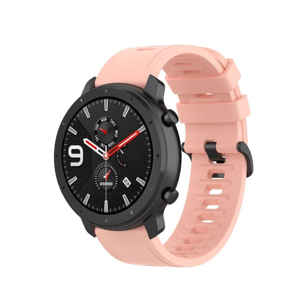 Vildt godt Amazfit GTR 47mm Silikone Rem - Pink#serie_3