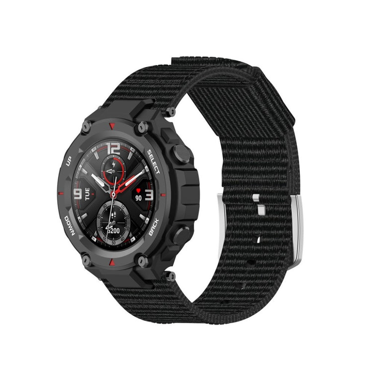 Kønt Amazfit T-Rex Nylon Rem - Sort#serie_2