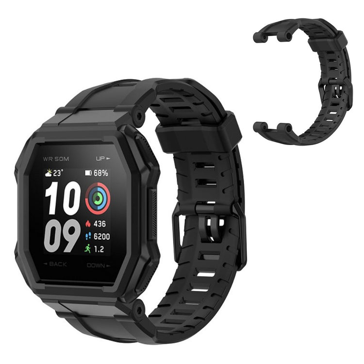 Super fantastisk Amazfit Ares Silikone Rem - Sort#serie_1