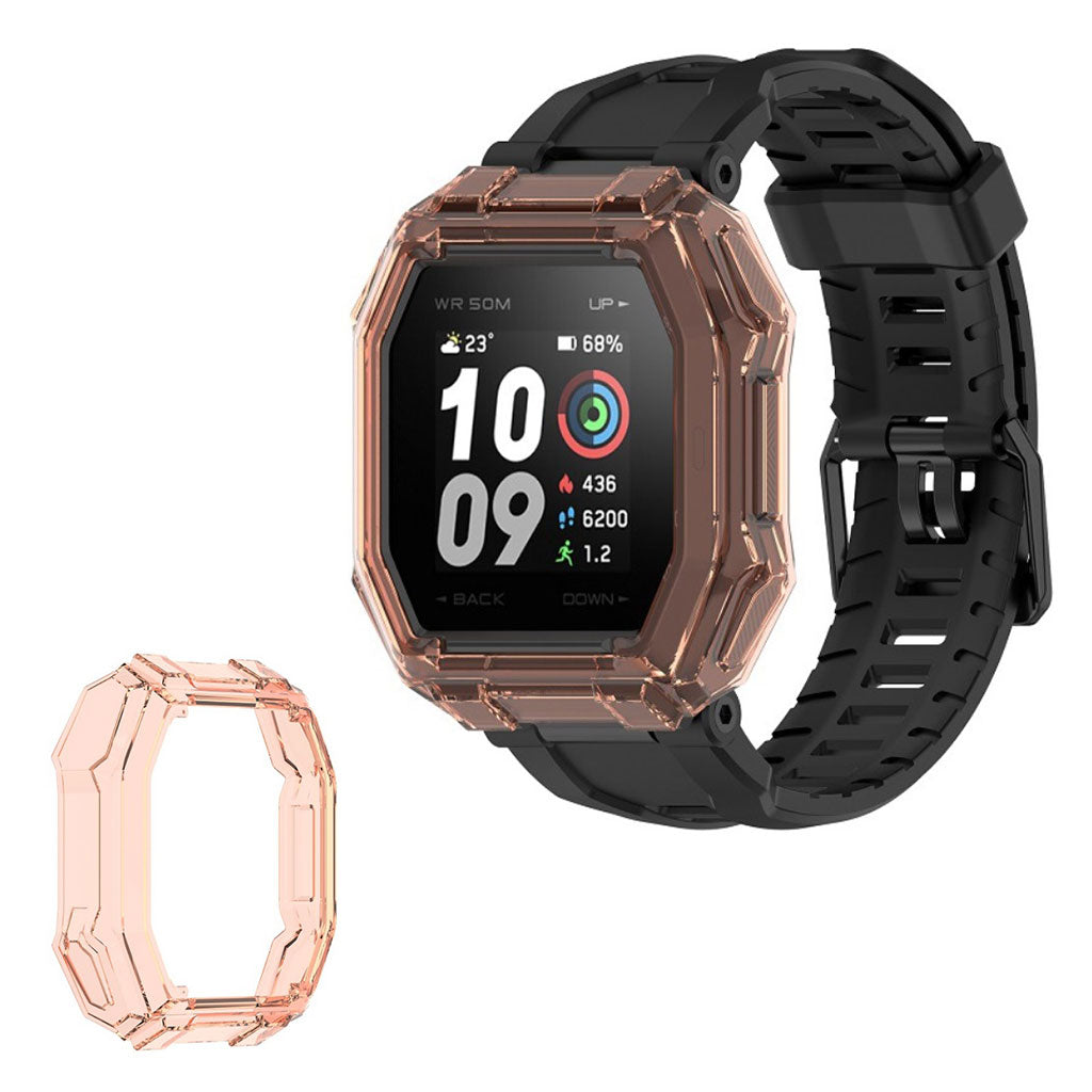 Amazfit Ares Gennemsigtig Silikone Bumper  - Orange#serie_2