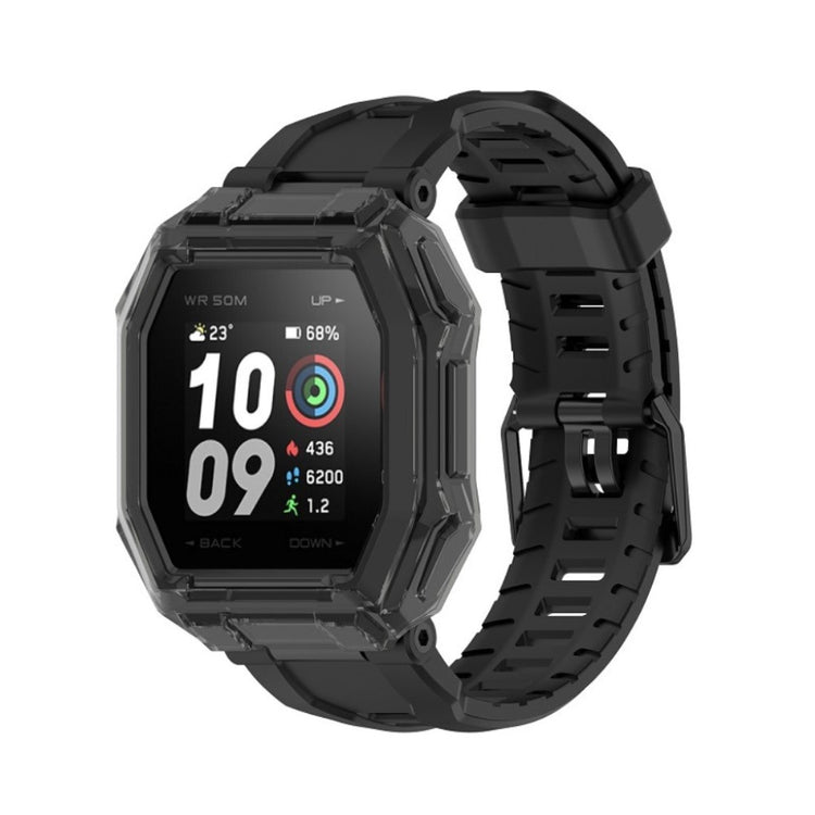 Amazfit Ares Gennemsigtig Silikone Bumper  - Sort#serie_3