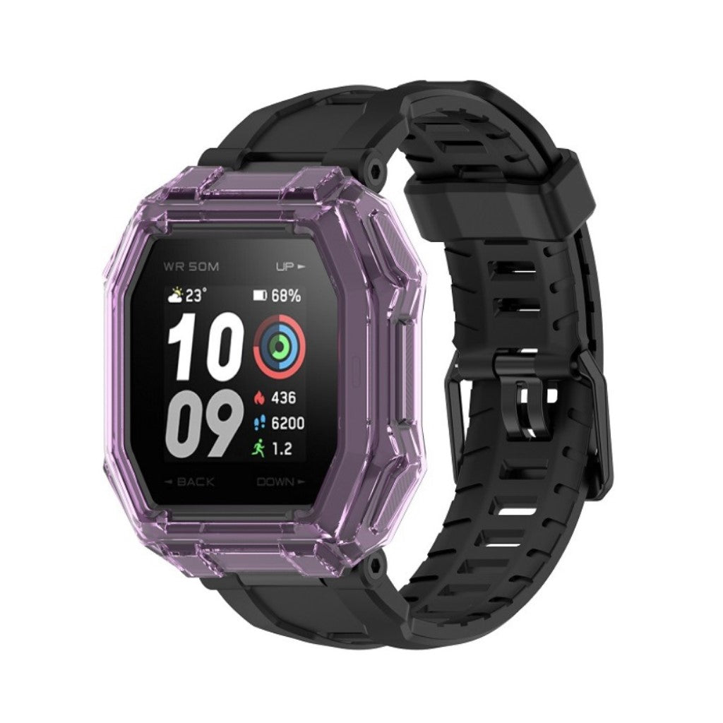 Amazfit Ares Gennemsigtig Silikone Bumper  - Lilla#serie_5