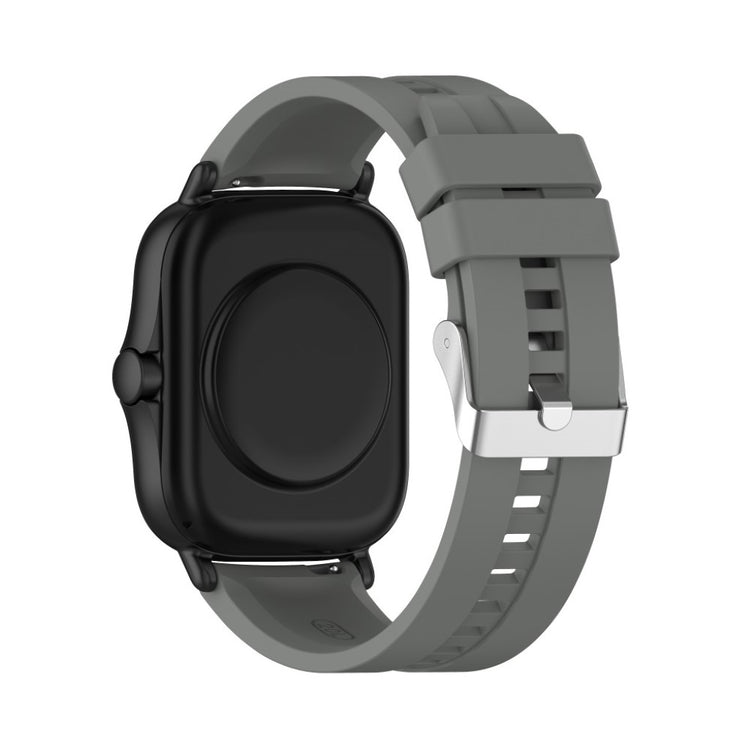 Vildt nydelig Universal Amazfit Silikone Rem - Sølv#serie_3