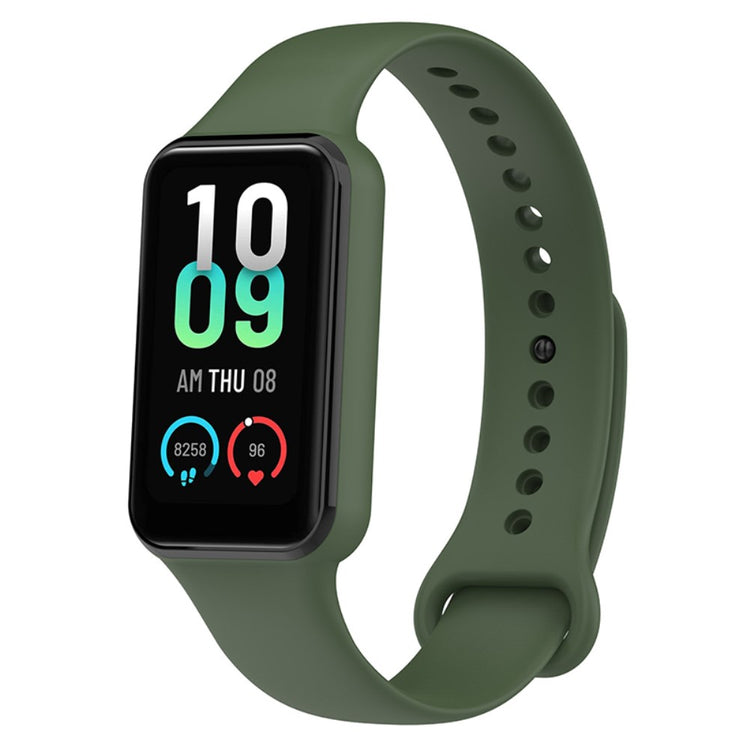 Vildt rart Amazfit Band 7 Plastik Rem - Grøn#serie_5