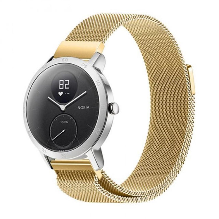 Vildt sejt Withings Steel HR (36mm) Metal Rem - Guld#serie_2