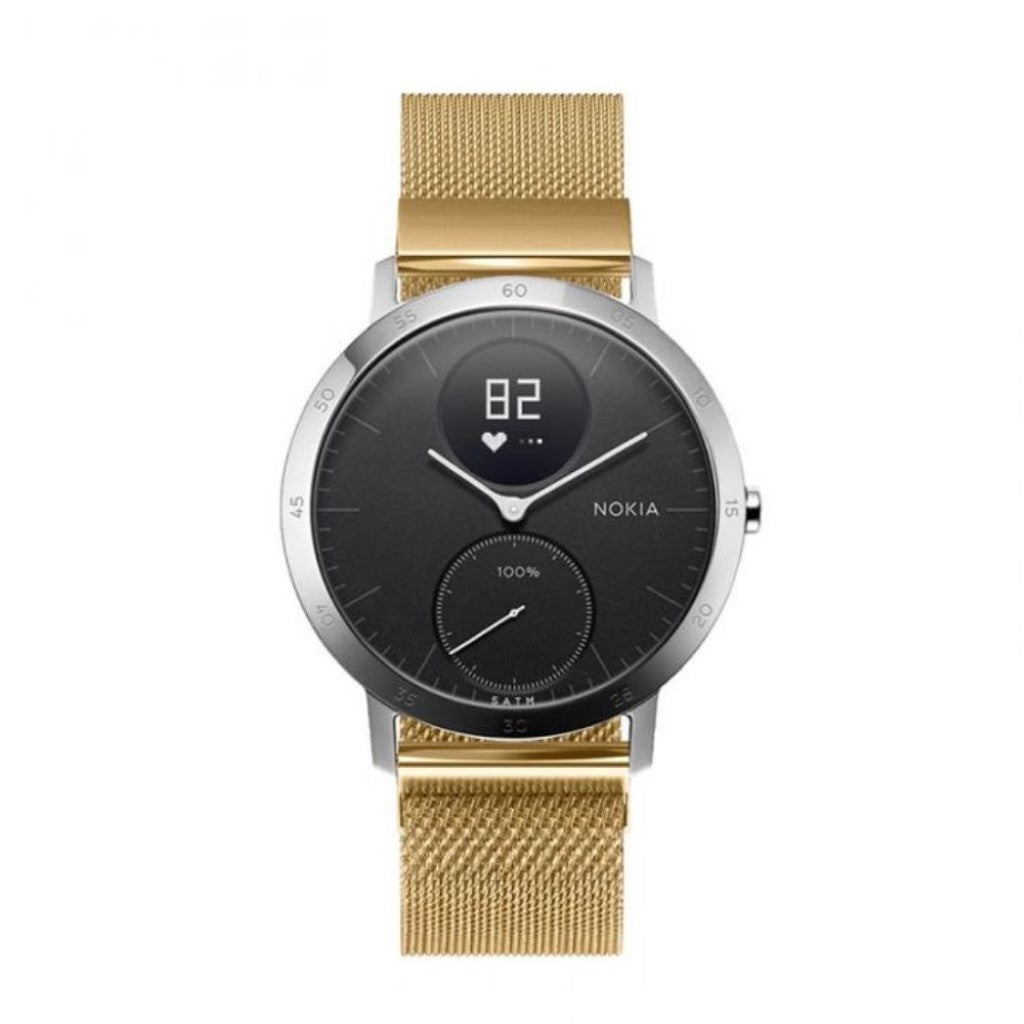 Vildt sejt Withings Steel HR (36mm) Metal Rem - Guld#serie_2